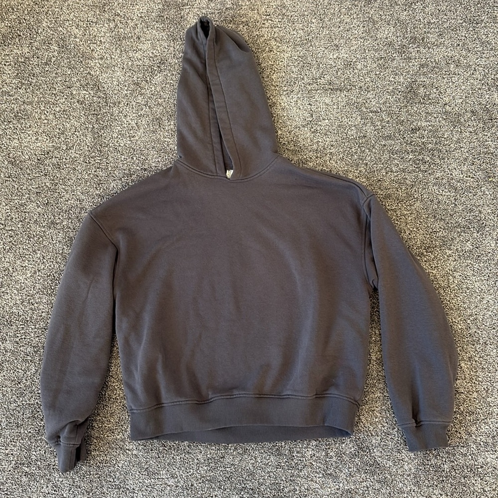H&M charcoal, gray, dark gray hoodie